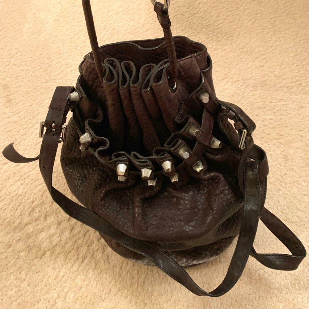 Alexander Wang Studded Black Bucket Bag